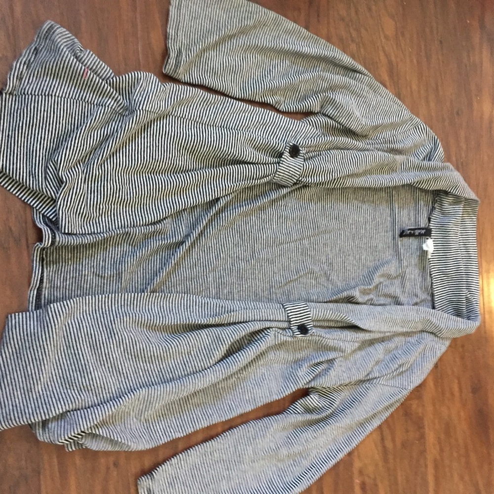 Striped cardigan